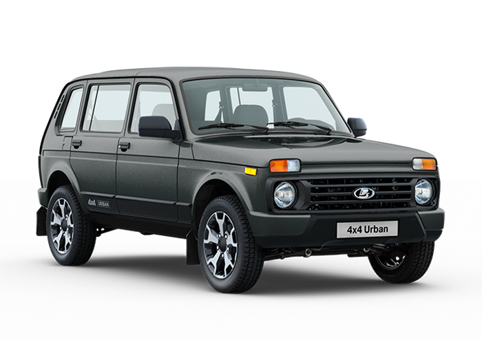 Lada 4x4 Urban 5 дв. Серебристо-темно-серый "Борнео"